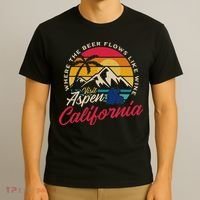 Vintage Visit Aspen California Dumb Dumber Spot Retro T-Shirt thumb 3