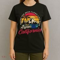Vintage Visit Aspen California Dumb Dumber Spot Retro T-Shirt thumb 4