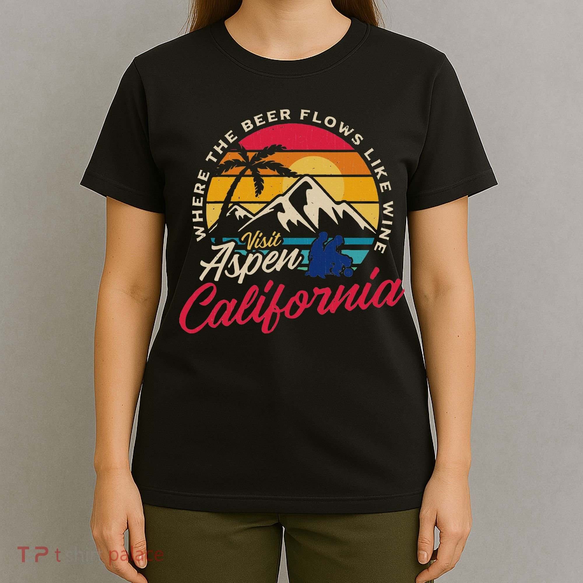 Vintage Visit Aspen California Dumb Dumber Spot Retro T-Shirt