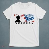 Veteran Vintage American Flag, Veterans Day T-Shirt thumb 5