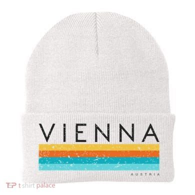 Vintage Vienna Austria Retro Design Beanie