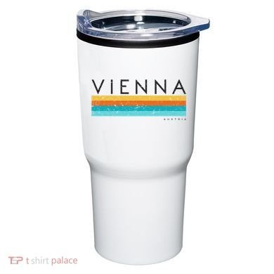 Vintage Vienna Austria Retro Design Tumbler