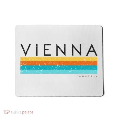 Vintage Vienna Austria Retro Design Mousepad