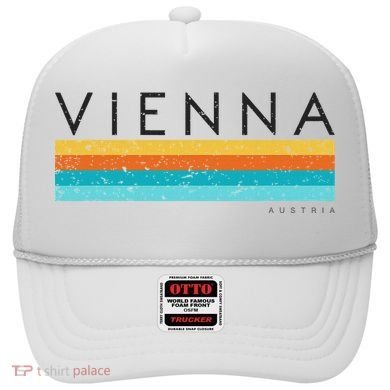 Vintage Vienna Austria Retro Design Hat