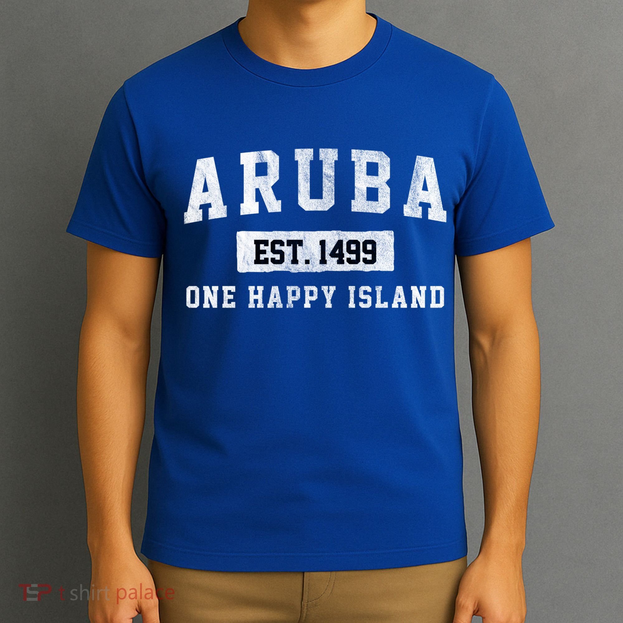 Vintage Varsity Aruba Gift T-Shirt