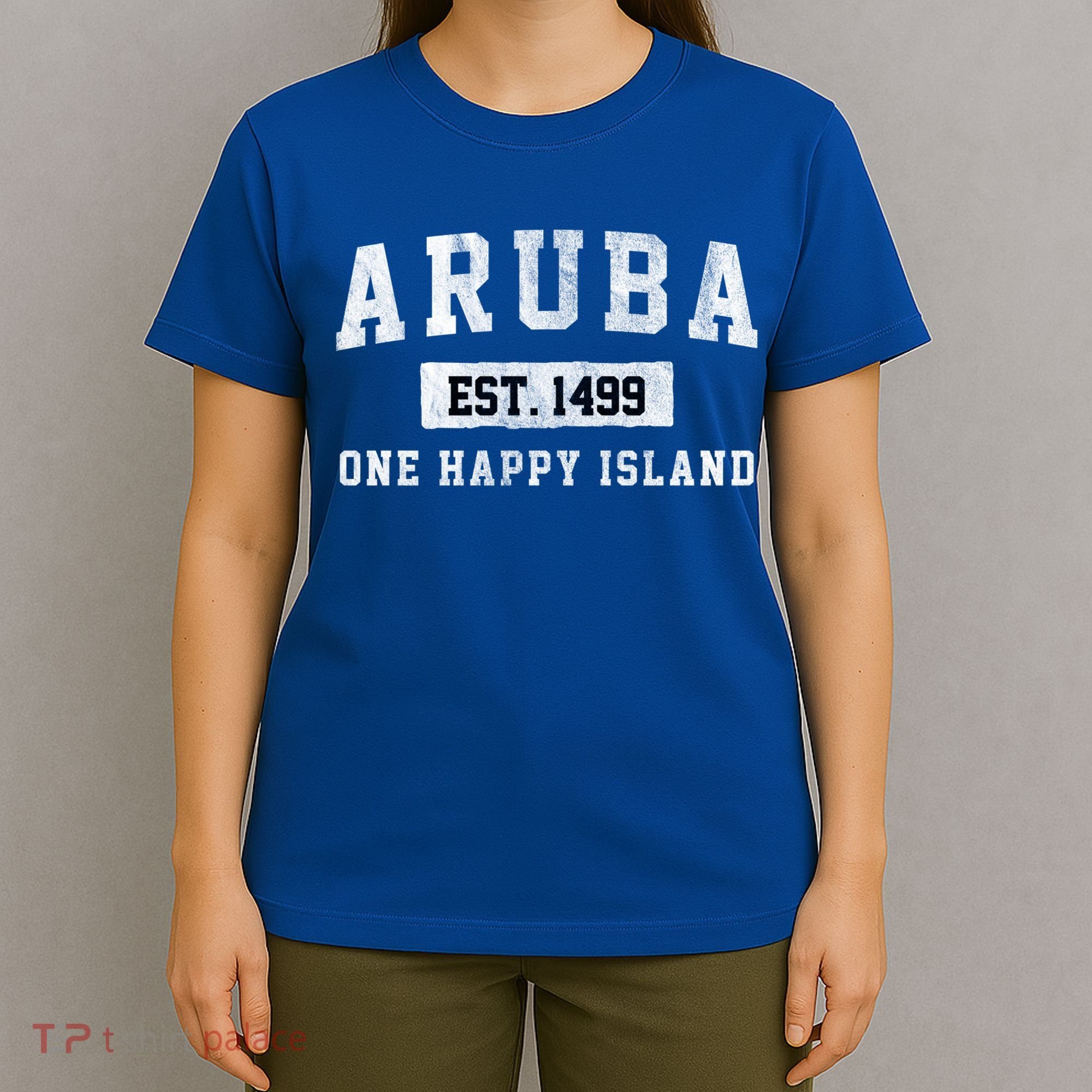 Vintage Varsity Aruba Gift T-Shirt