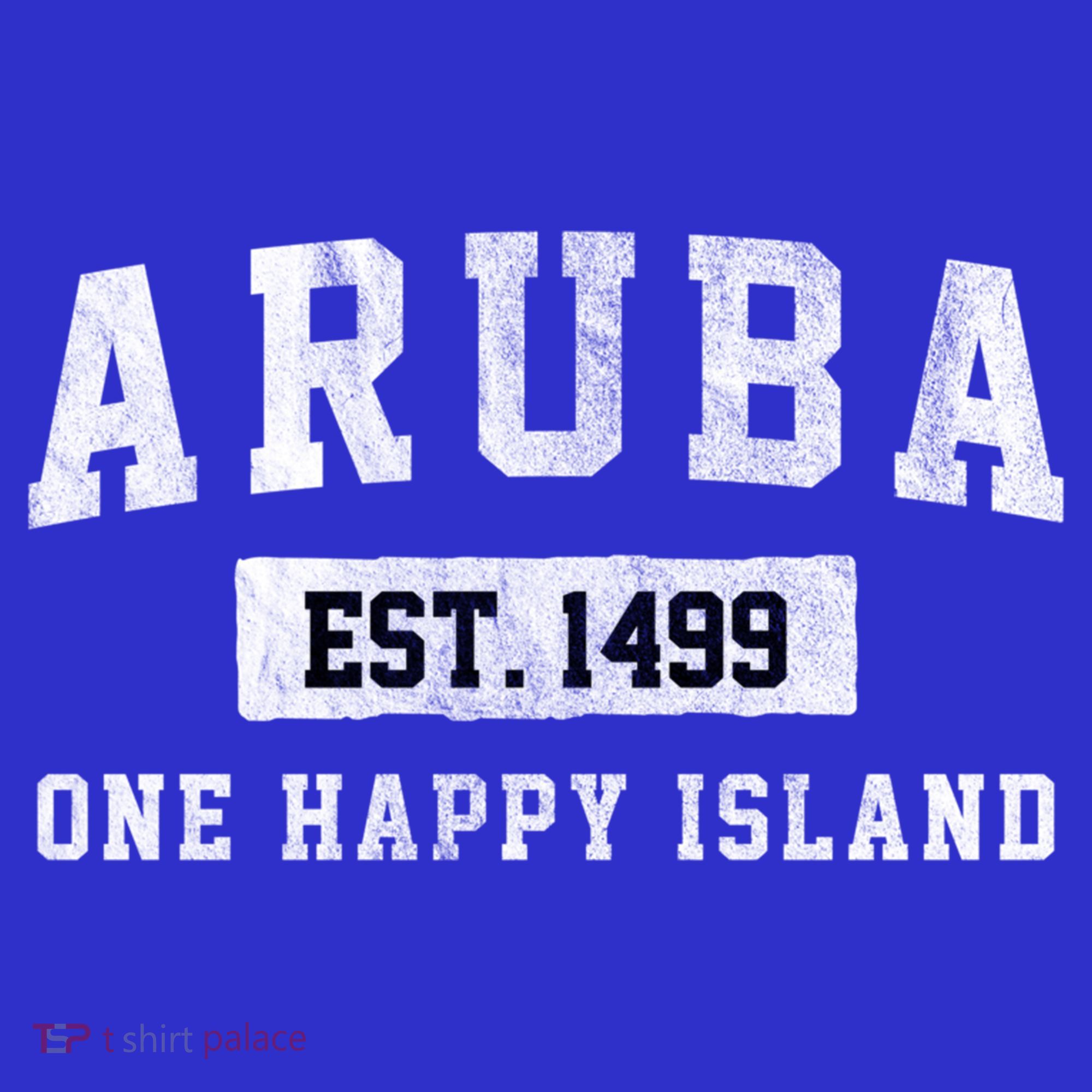 Vintage Varsity Aruba Gift T-Shirt