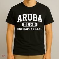 Vintage Varsity Aruba Gift T-Shirt thumb 3