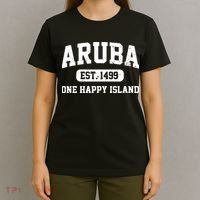 Vintage Varsity Aruba Gift T-Shirt thumb 4