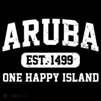 Vintage Varsity Aruba Gift T-Shirt thumb 7