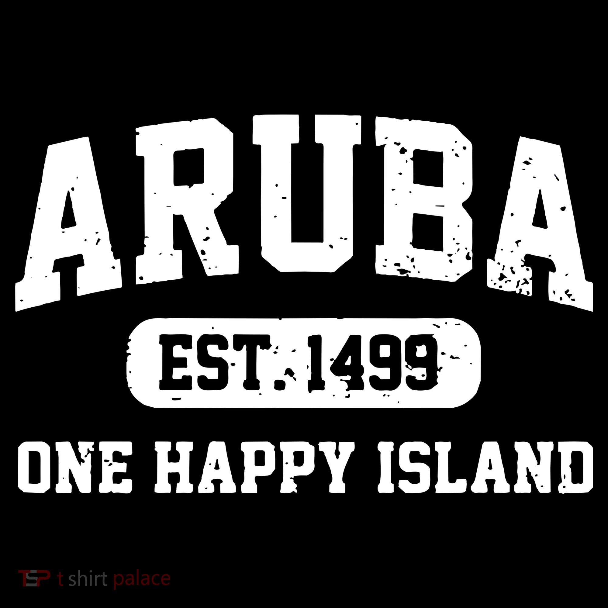 Vintage Varsity Aruba Gift T-Shirt