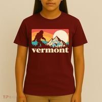 Vintage Vermont Bigfoot Sasquatch Wilderness T-Shirt thumb 4