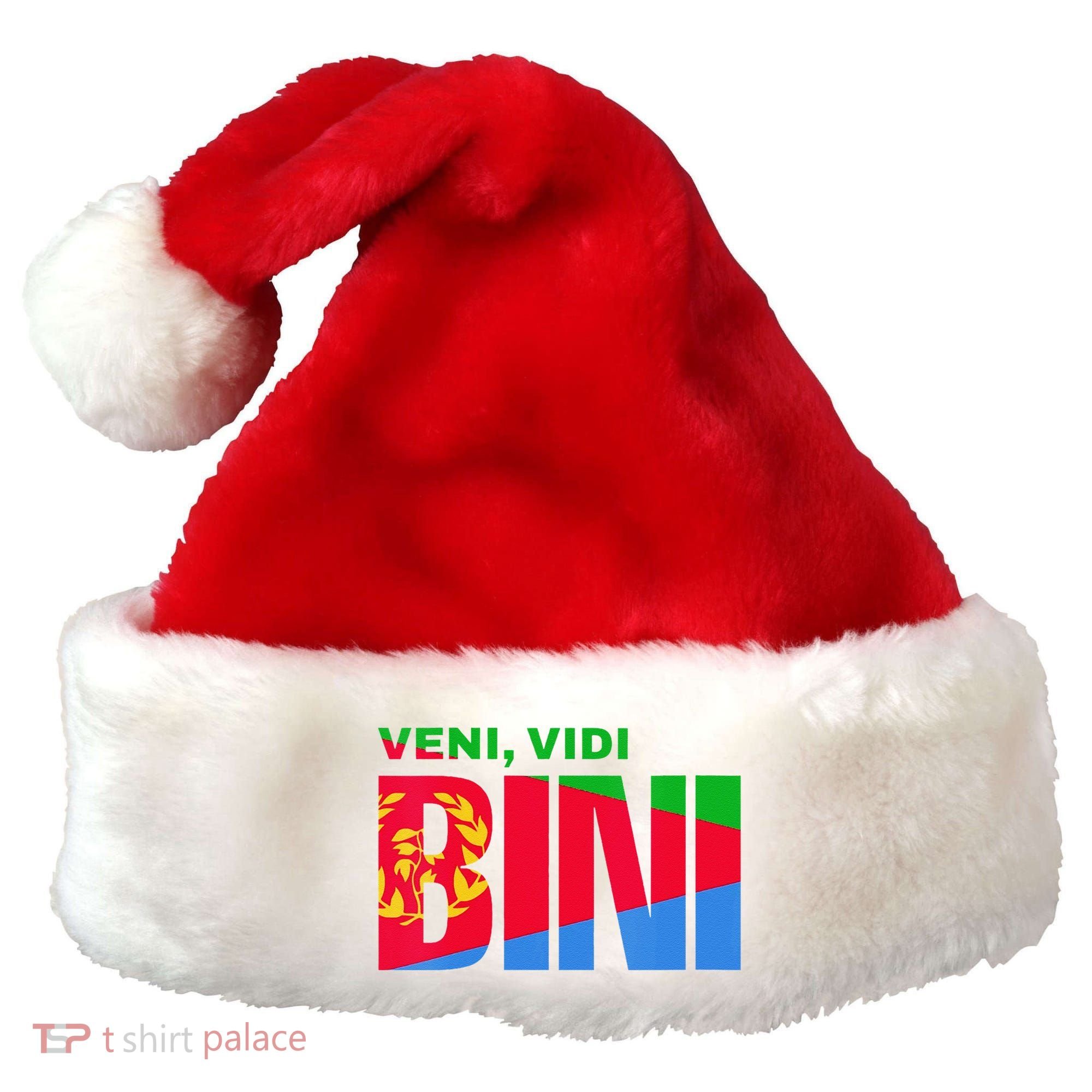 Vini Vidi Bini Biniam Girmay Eritrean Cyclist France Santa Hat