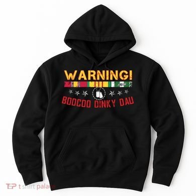 Vietnam Veteran Boocoo Dinky Dau Hoodie
