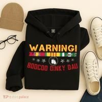 Vietnam Veteran Boocoo Dinky Dau Hoodie thumb 4