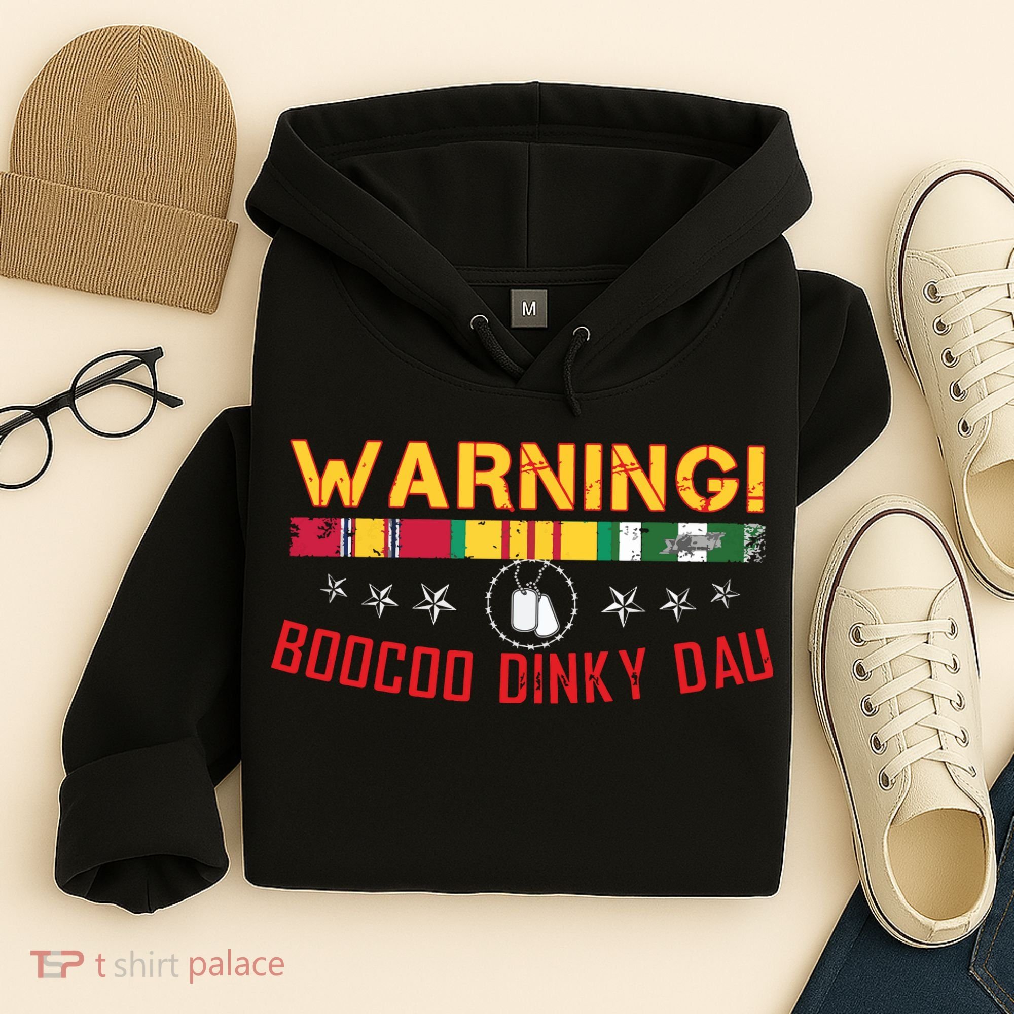 Vietnam Veteran Boocoo Dinky Dau Hoodie