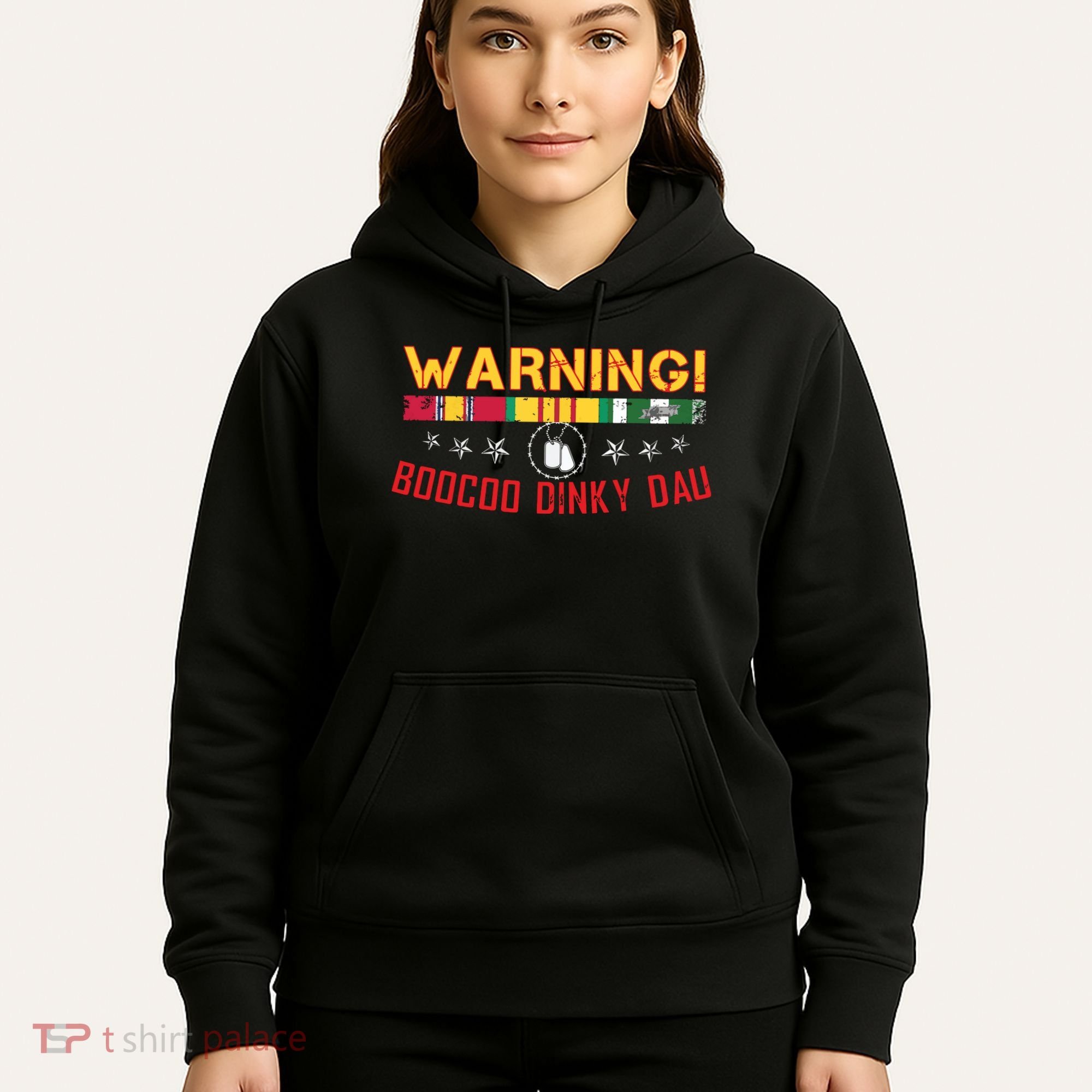 Vietnam Veteran Boocoo Dinky Dau Hoodie