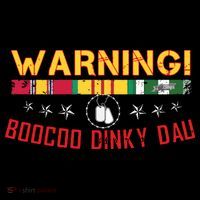 Vietnam Veteran Boocoo Dinky Dau Women's Hoodie thumb 2