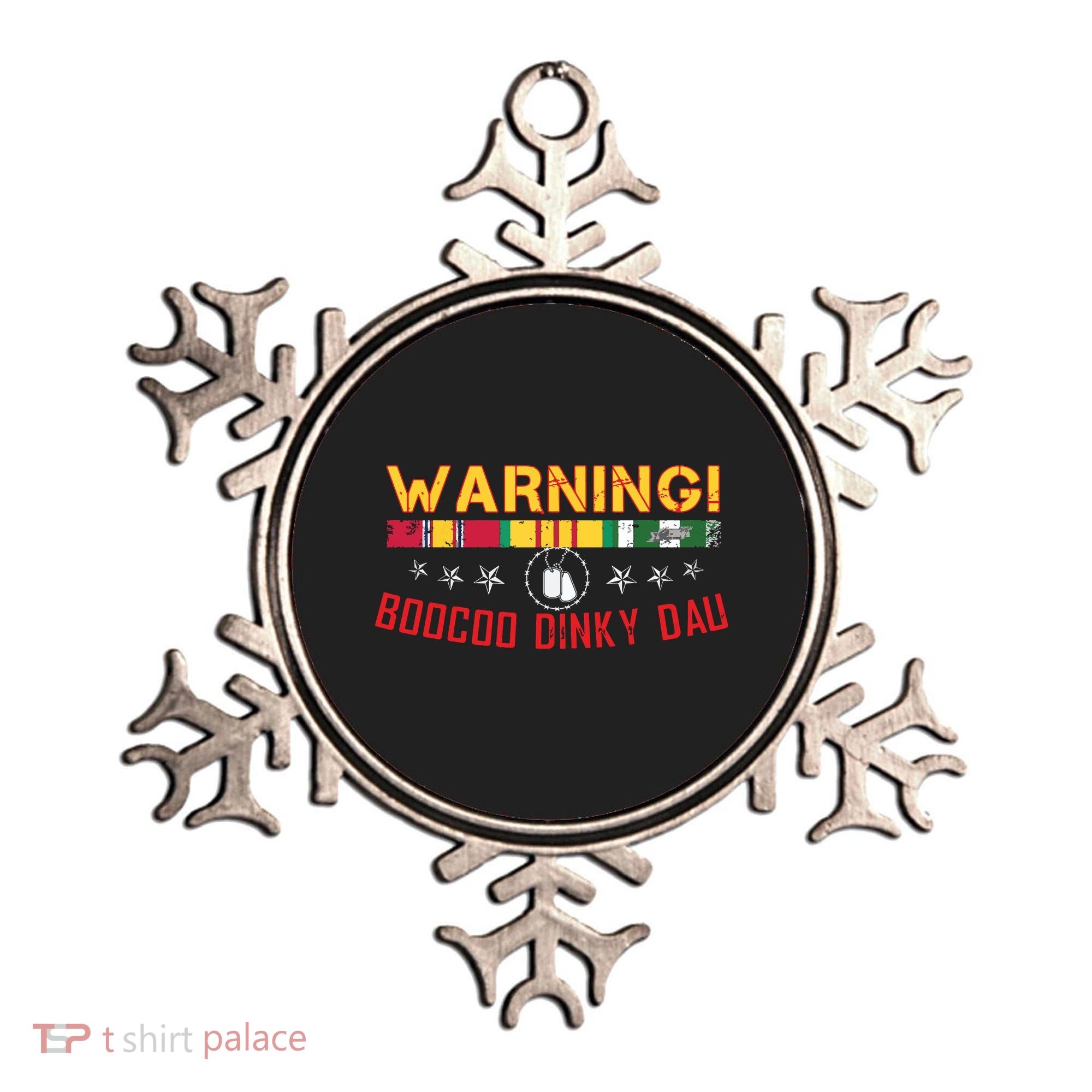 Vietnam Veteran Boocoo Dinky Dau Ornament