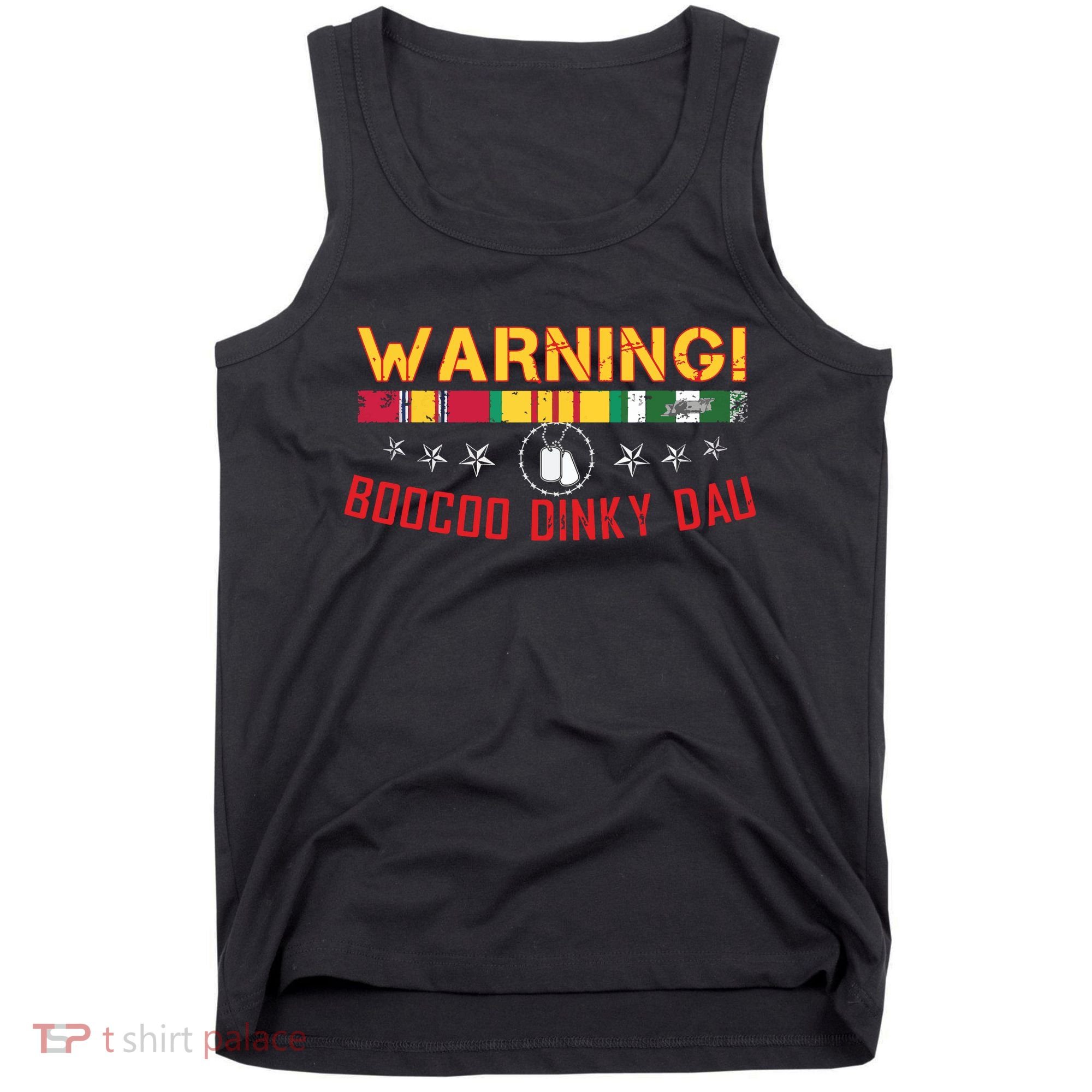 Vietnam Veteran Boocoo Dinky Dau Tank Top