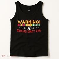 Vietnam Veteran Boocoo Dinky Dau Tank Top thumb 2