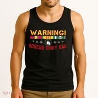 Vietnam Veteran Boocoo Dinky Dau Tank Top thumb 3