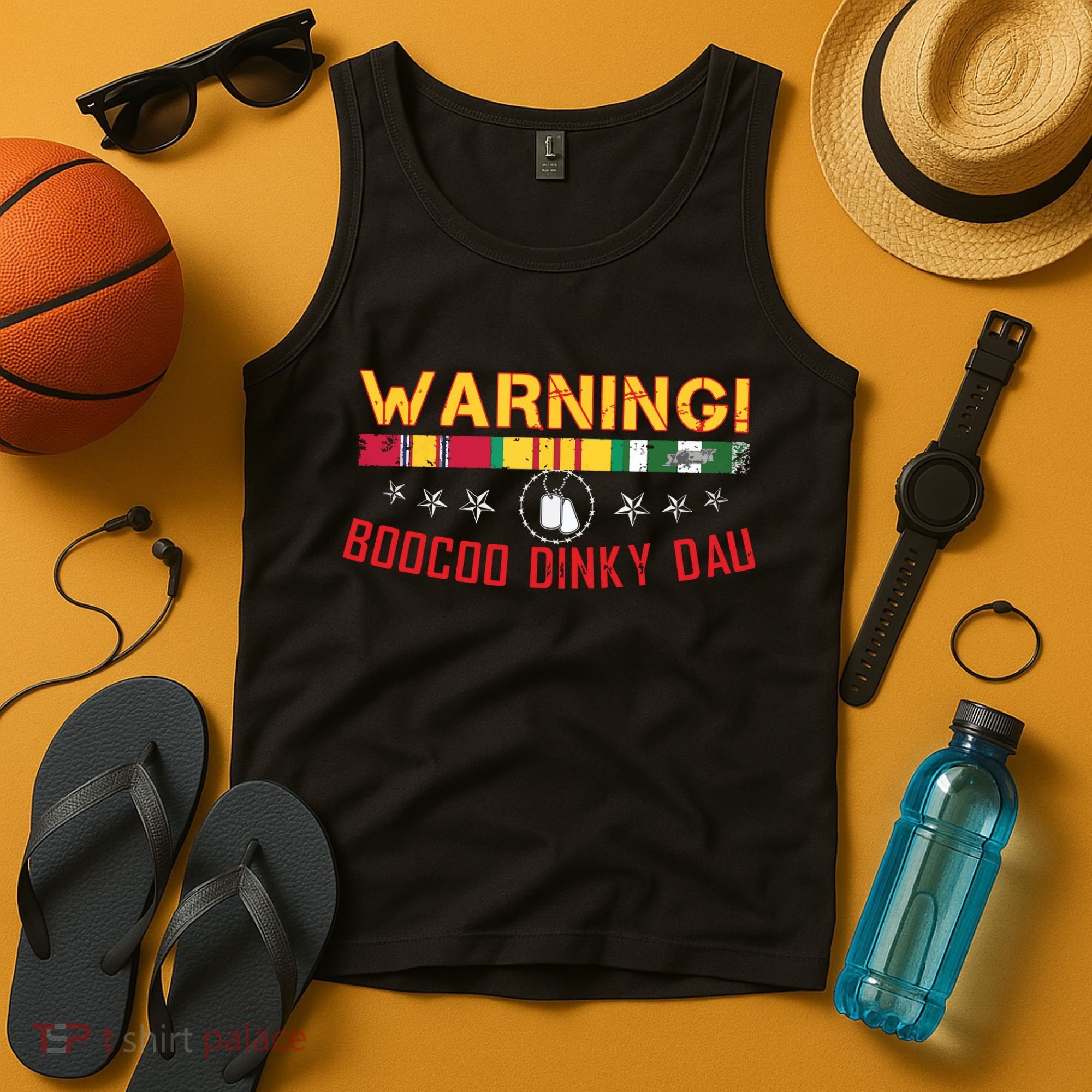 Vietnam Veteran Boocoo Dinky Dau Tank Top