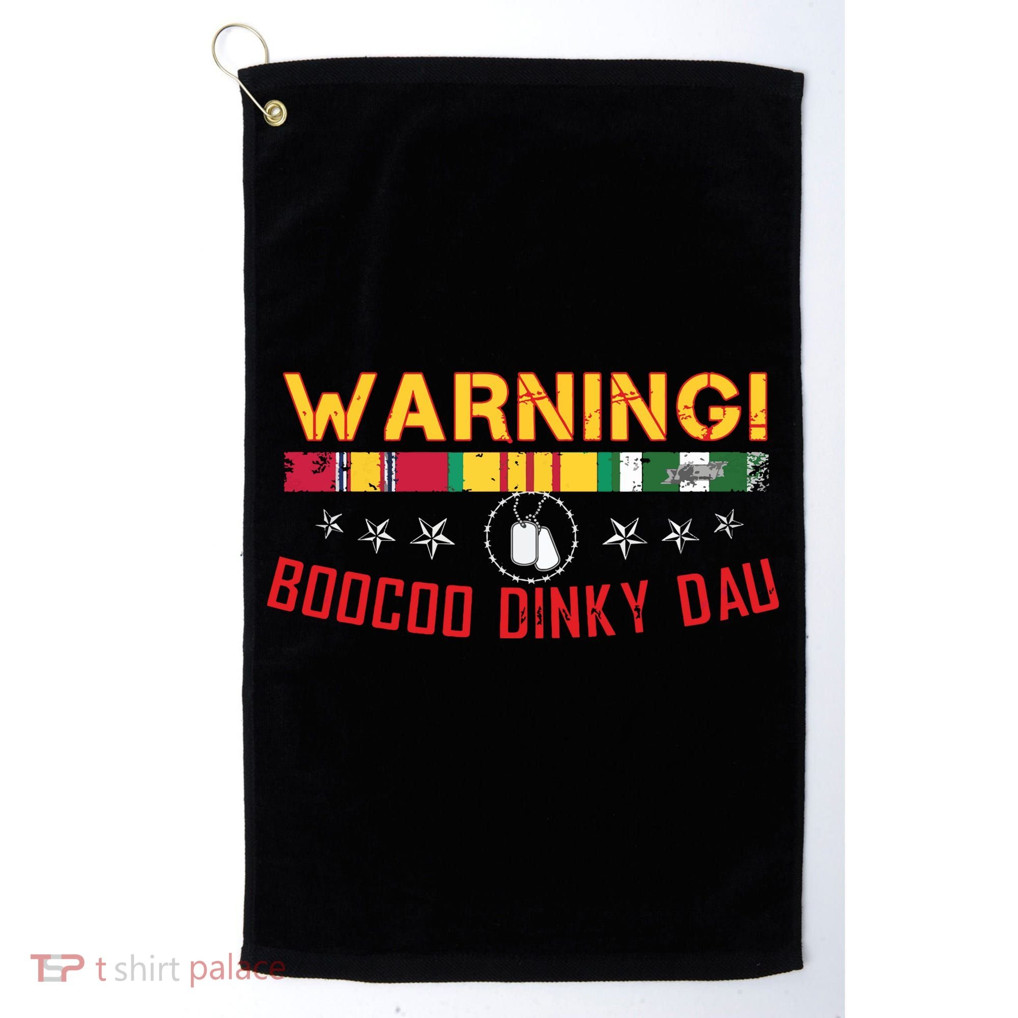 Vietnam Veteran Boocoo Dinky Dau Golf Towel