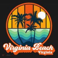 Vintage Virginia Beach Virginia Summer 90s Beach Souvenirs T-Shirt thumb 7