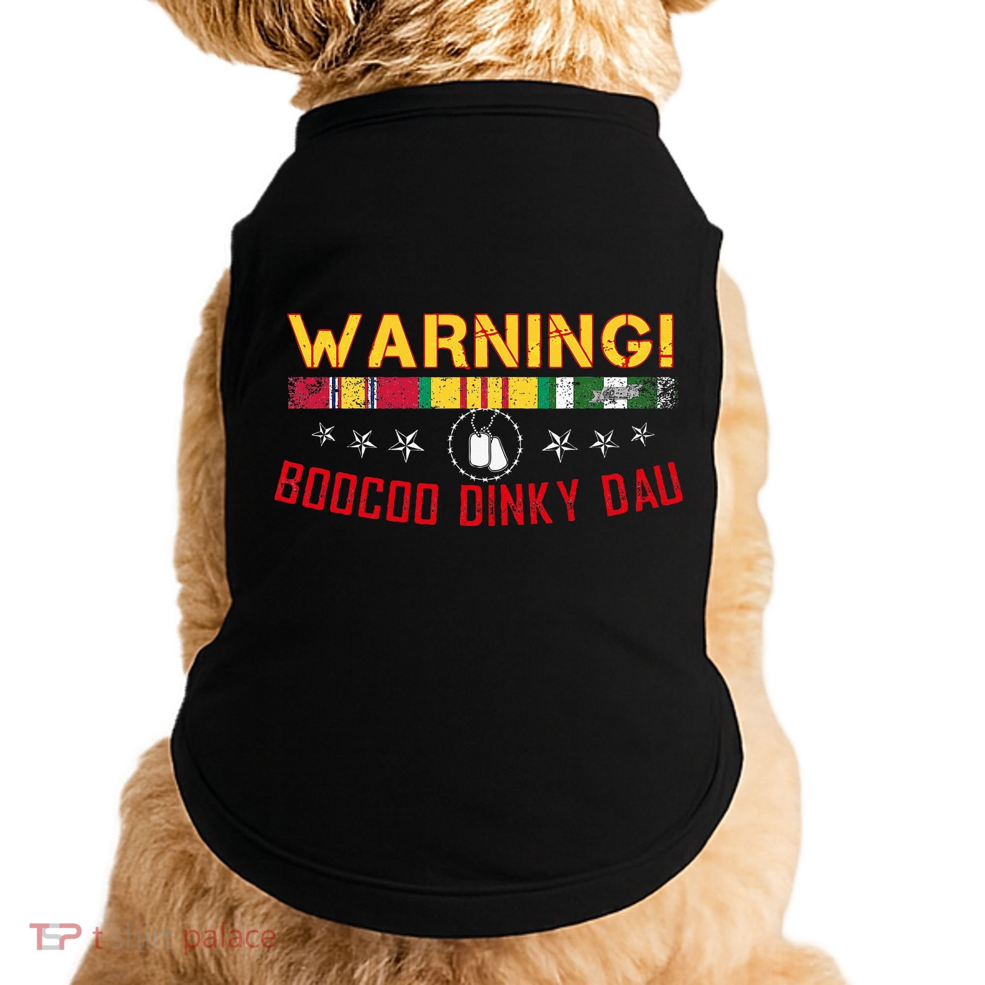 Vietnam Veteran Boocoo Dinky Dau Doggie Tank