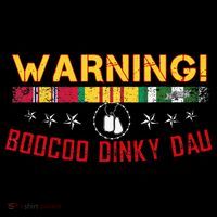Vietnam Veteran Boocoo Dinky Dau Women's Hoodie thumb 2