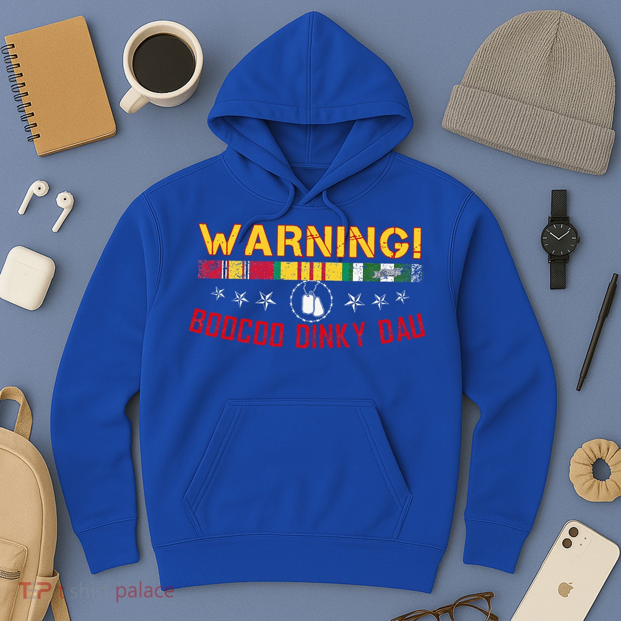 Vietnam Veteran Boocoo Dinky Dau Hoodie