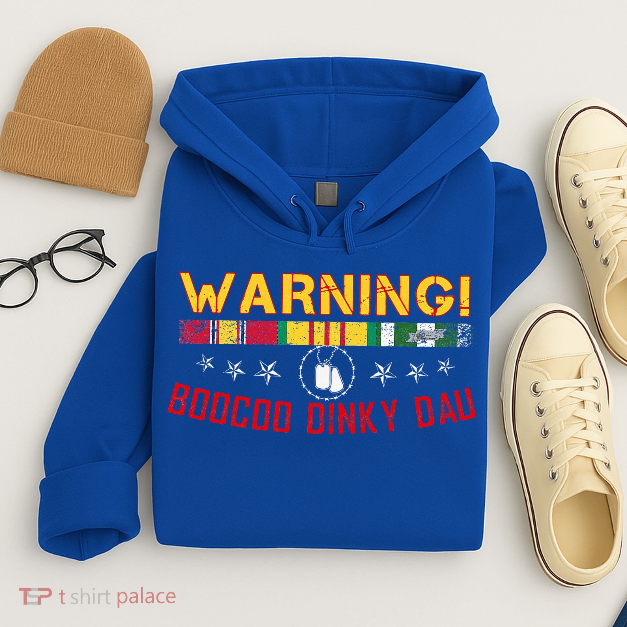 Vietnam Veteran Boocoo Dinky Dau Hoodie