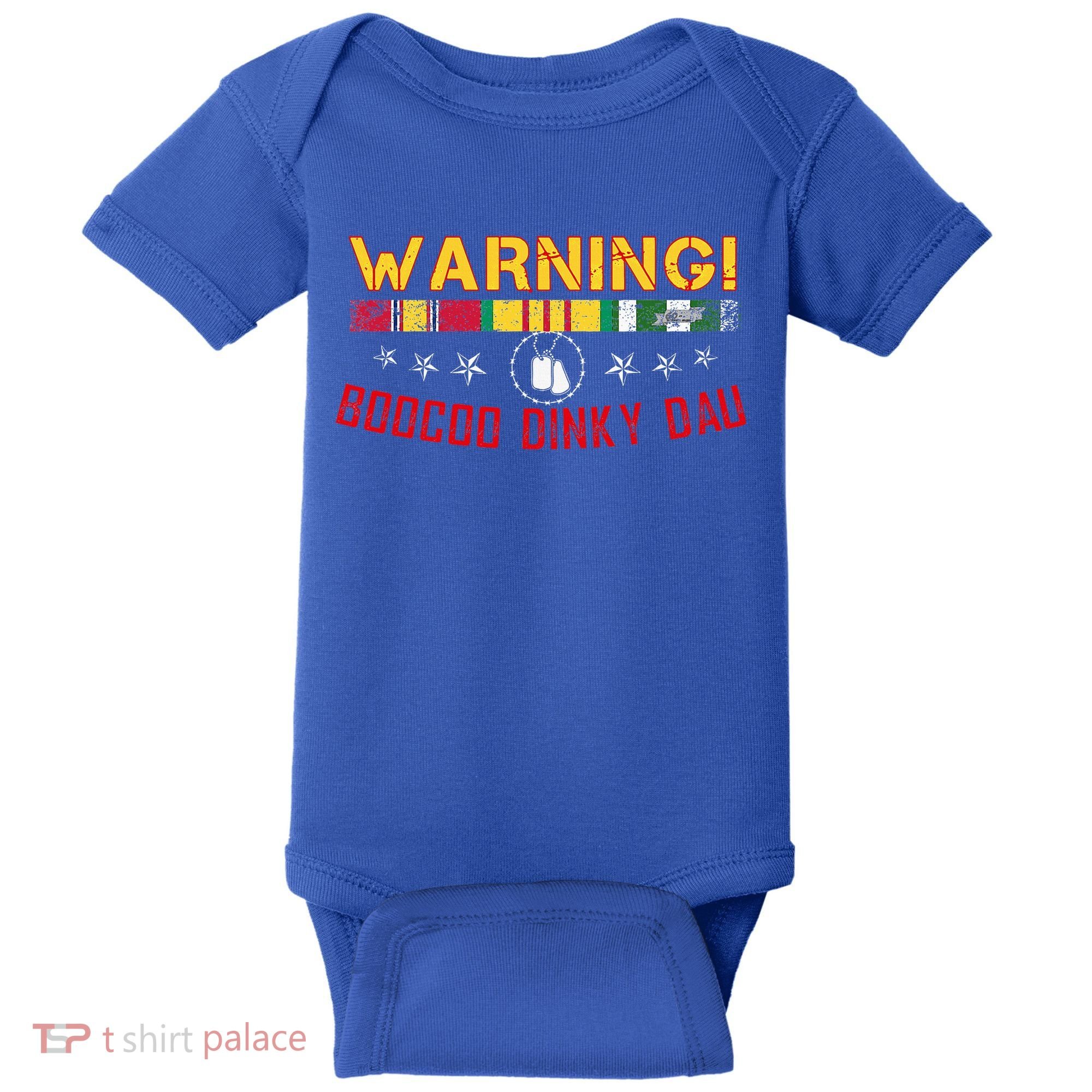 Vietnam Veteran Boocoo Dinky Dau Baby Bodysuit