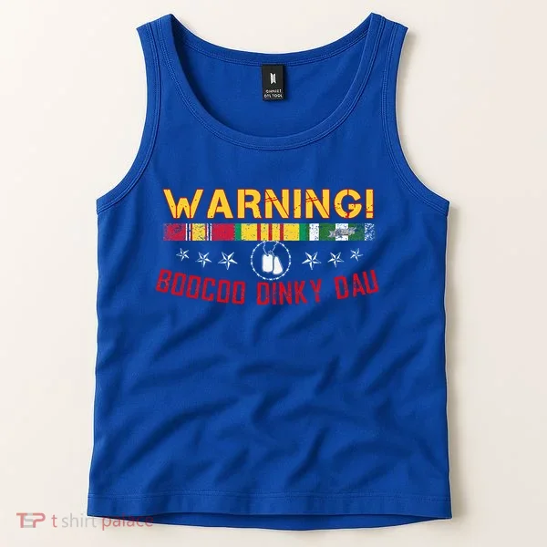 Vietnam Veteran Boocoo Dinky Dau Tank Top