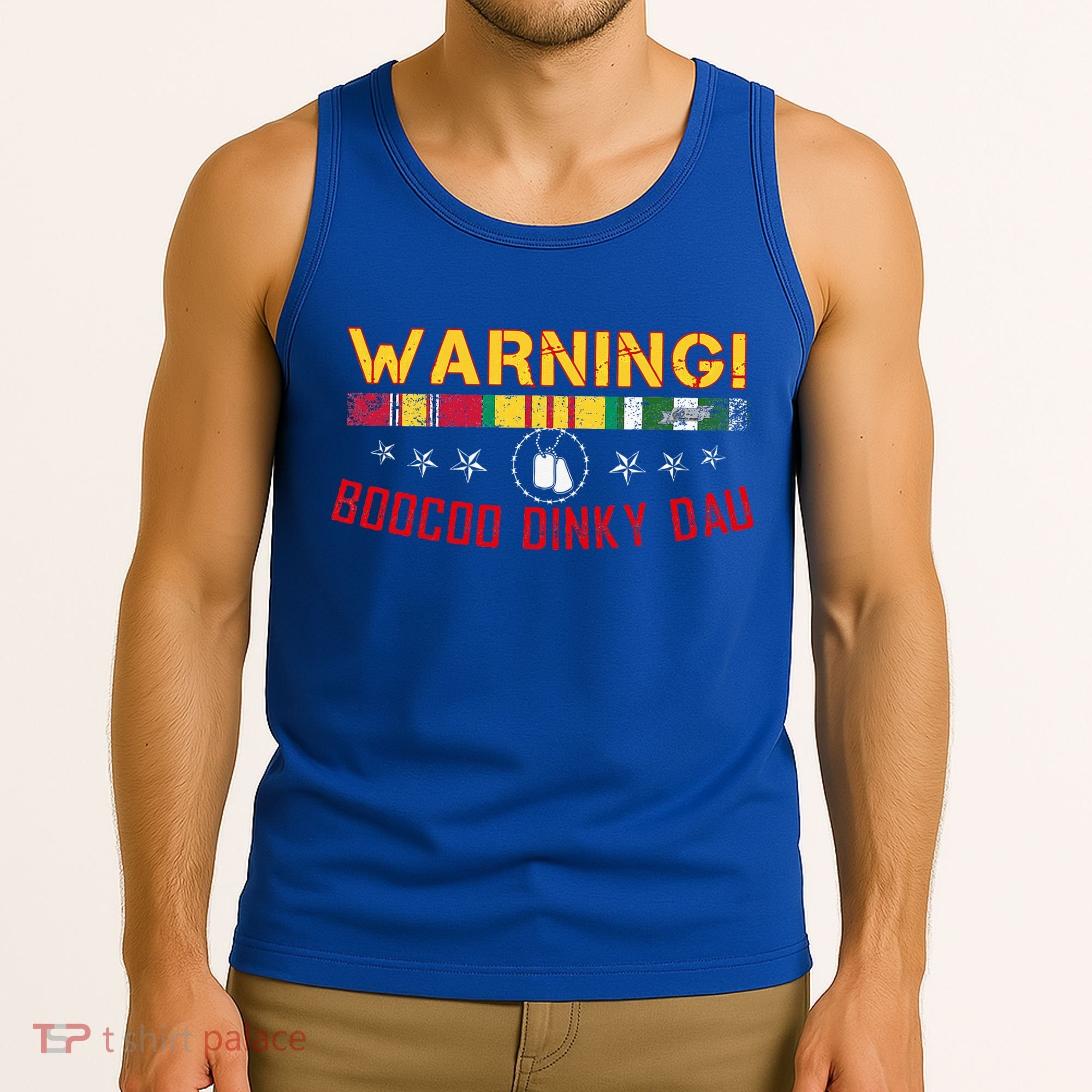 Vietnam Veteran Boocoo Dinky Dau Tank Top