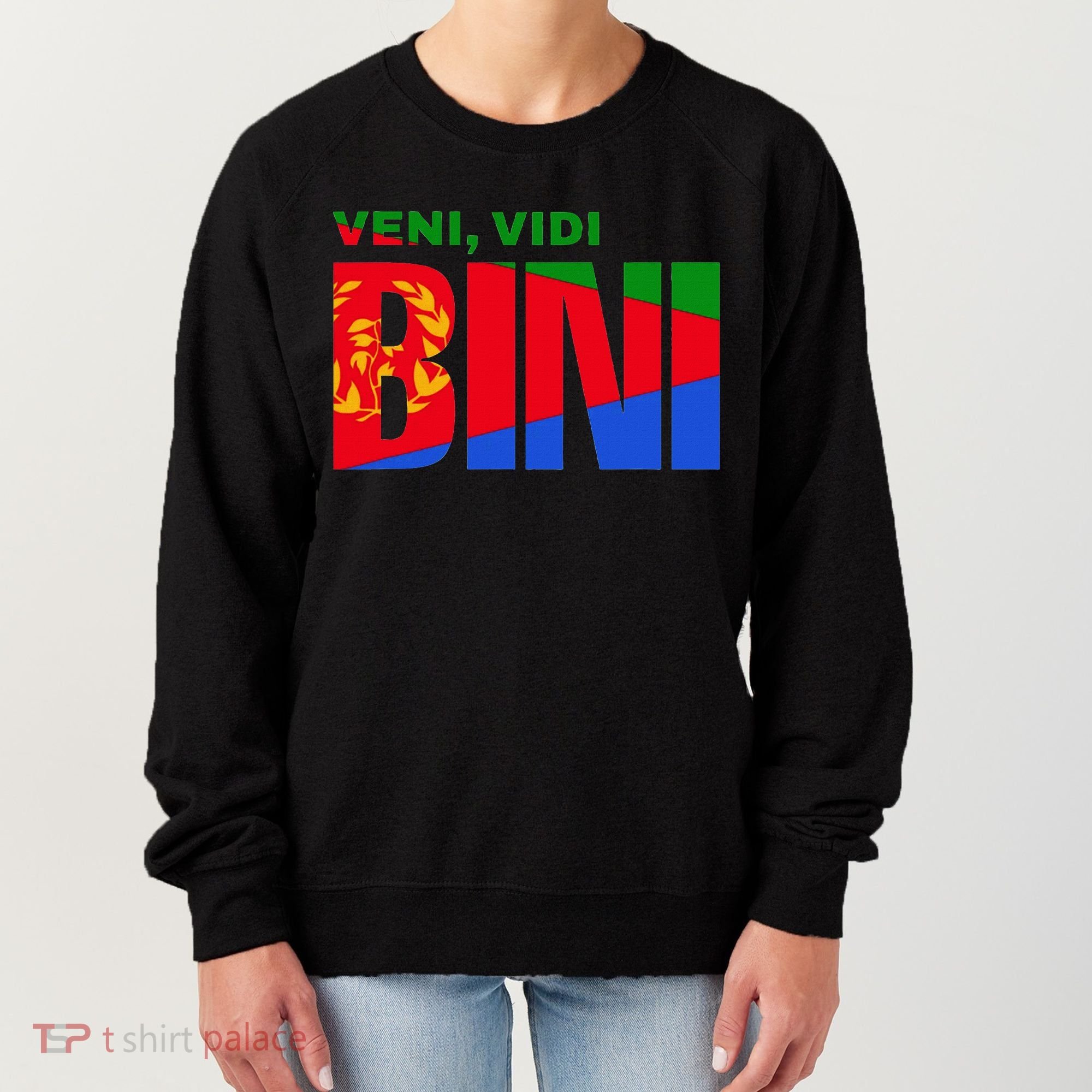 Vini Vidi Bini Eritrean Cyclist De France Women's Sweatshirt