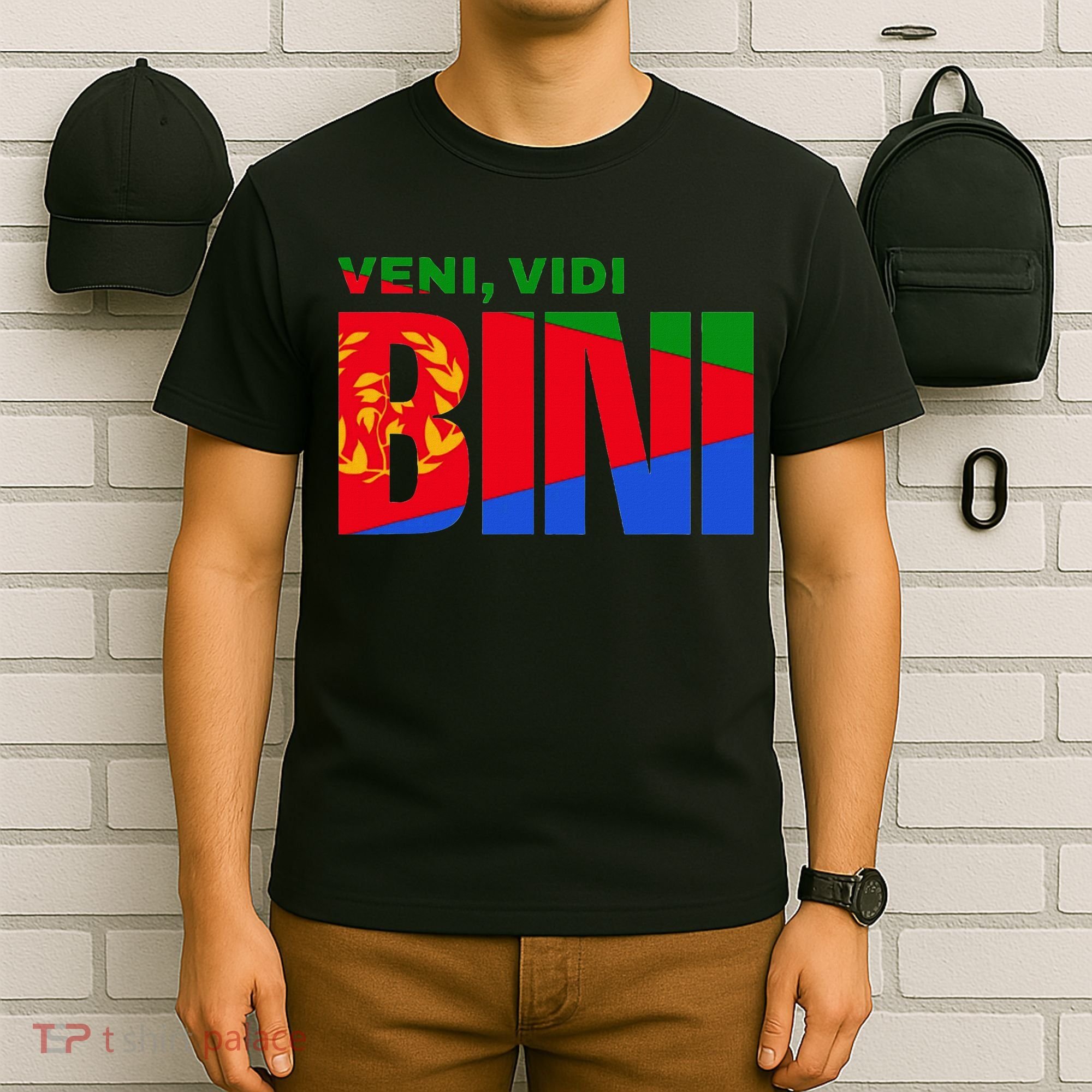 Vini Vidi Bini Eritrean Cyclist De France T-Shirt