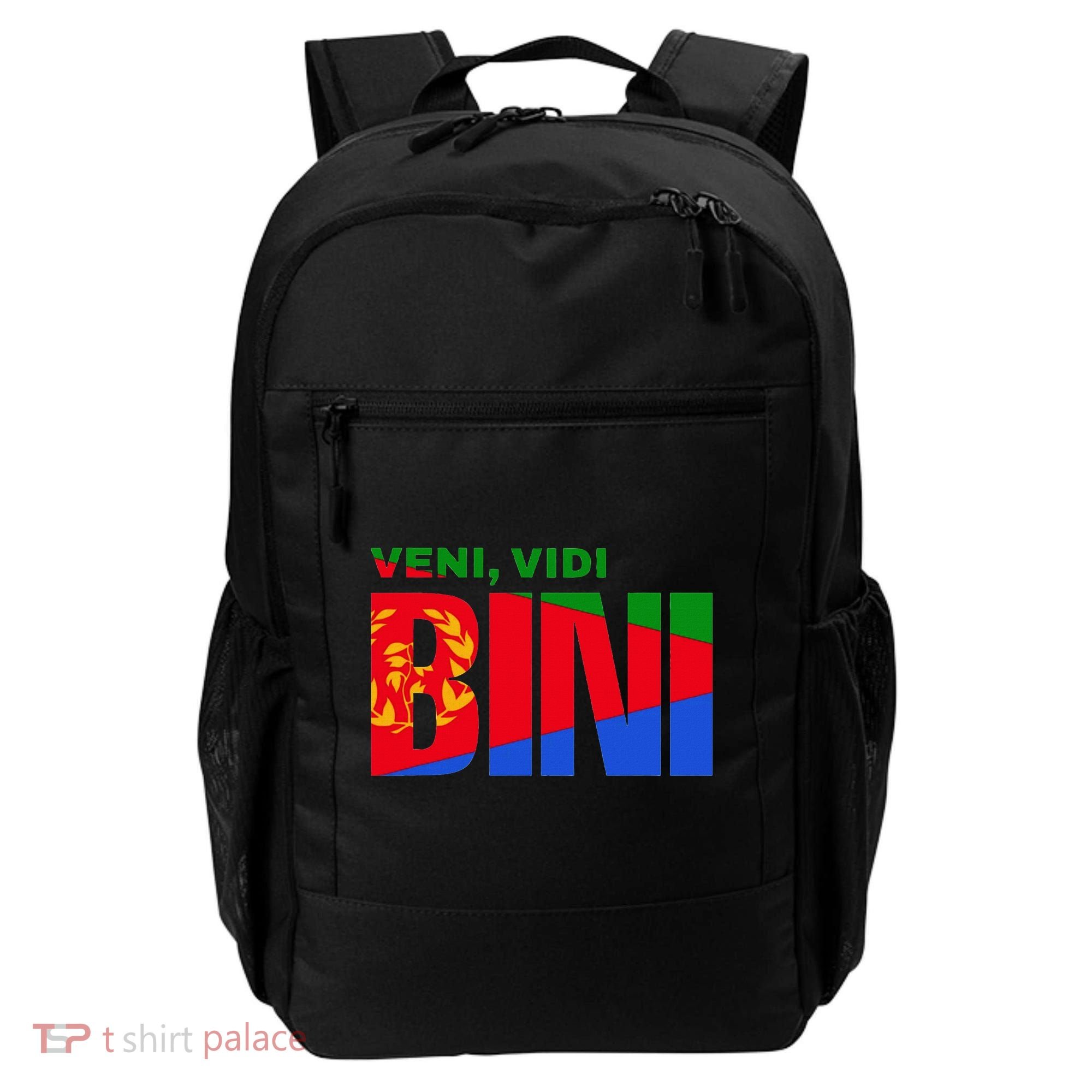Vini Vidi Bini Eritrean Cyclist De France Backpack