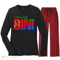 Vini Vidi Bini Eritrean Cyclist De France Women's Long Sleeve Flannel Pajama Set  thumb 0