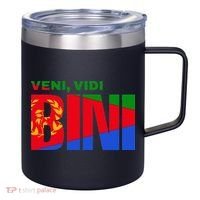 Vini Vidi Bini Eritrean Cyclist De France 12oz Stainless Steel Coffee Mug thumb 0