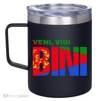 Vini Vidi Bini Eritrean Cyclist De France 12oz Stainless Steel Coffee Mug thumb 2