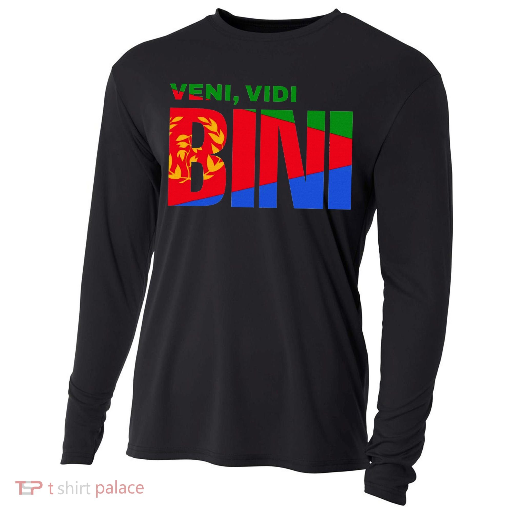 Vini Vidi Bini Eritrean Cyclist De France Cooling Performance Long Sleeve Crew