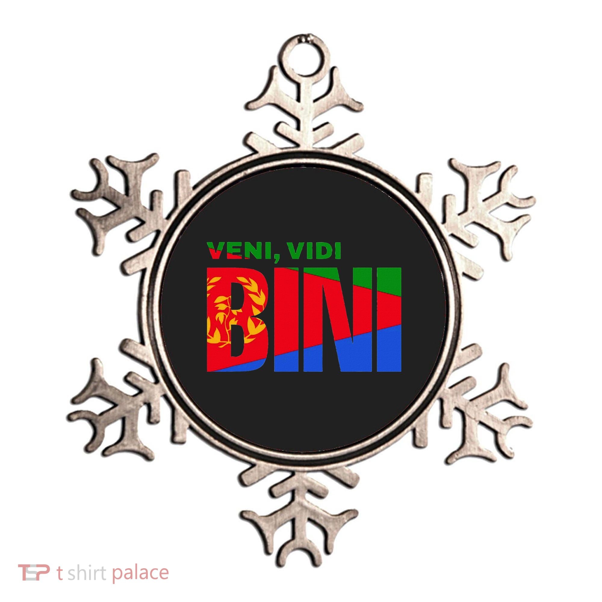 Vini Vidi Bini Eritrean Cyclist De France Ornament
