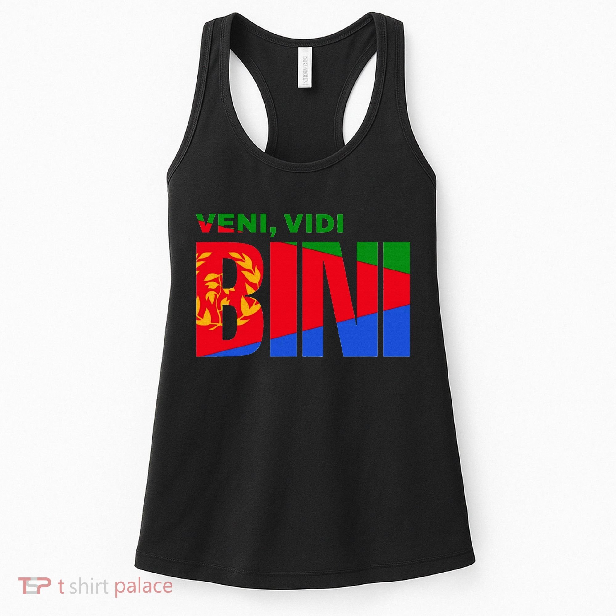 Vini Vidi Bini Eritrean Cyclist De France Women's Tank Top