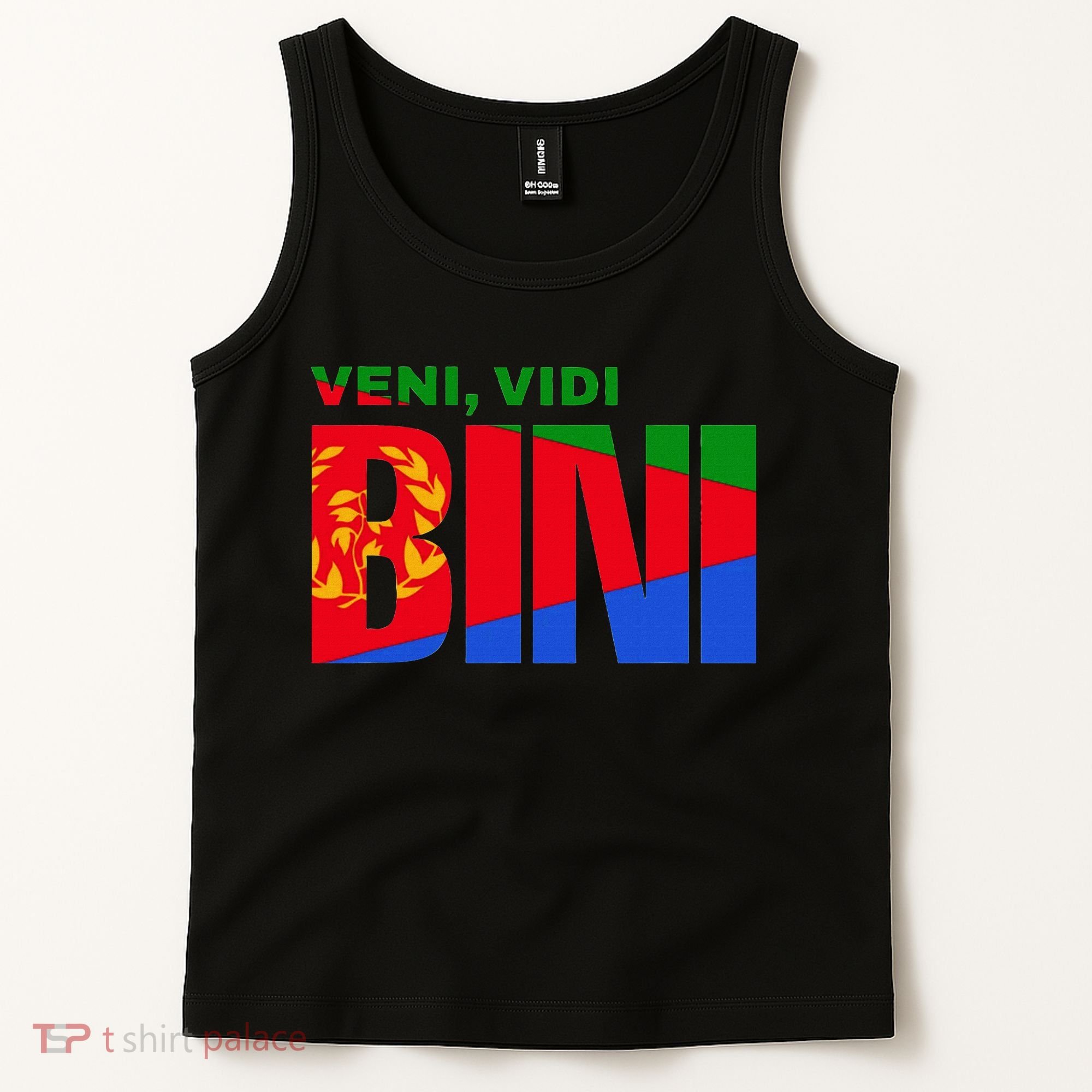 Vini Vidi Bini Eritrean Cyclist De France Tank Top