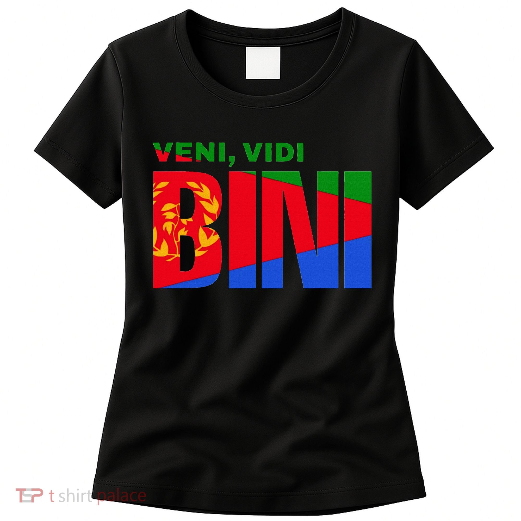 Vini Vidi Bini Eritrean Cyclist De France Women's T-Shirt