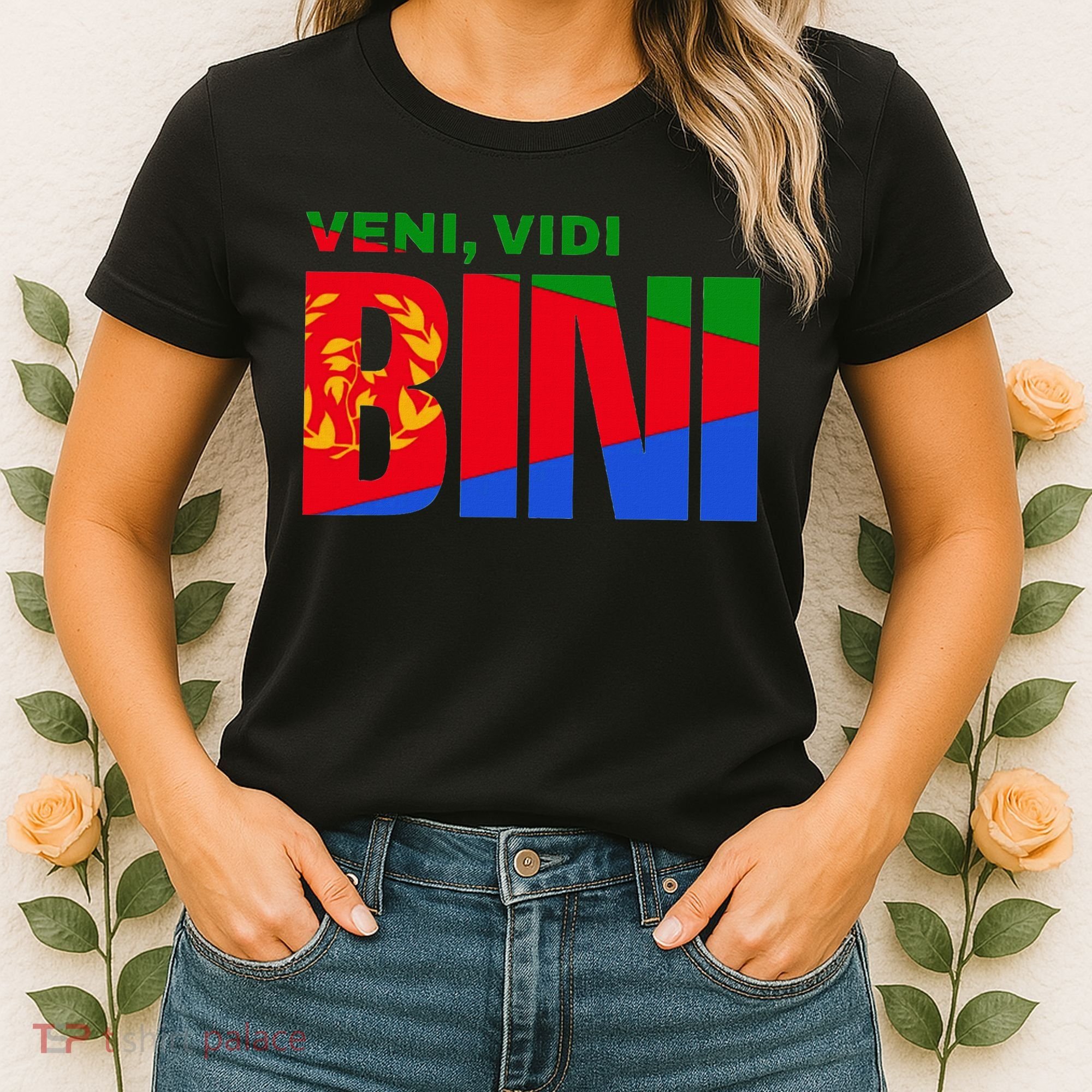 Vini Vidi Bini Eritrean Cyclist De France Women's T-Shirt