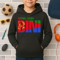 Vini Vidi Bini Eritrean Cyclist De France Kids Hoodie thumb 2