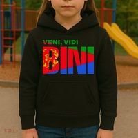 Vini Vidi Bini Eritrean Cyclist De France Kids Hoodie thumb 3